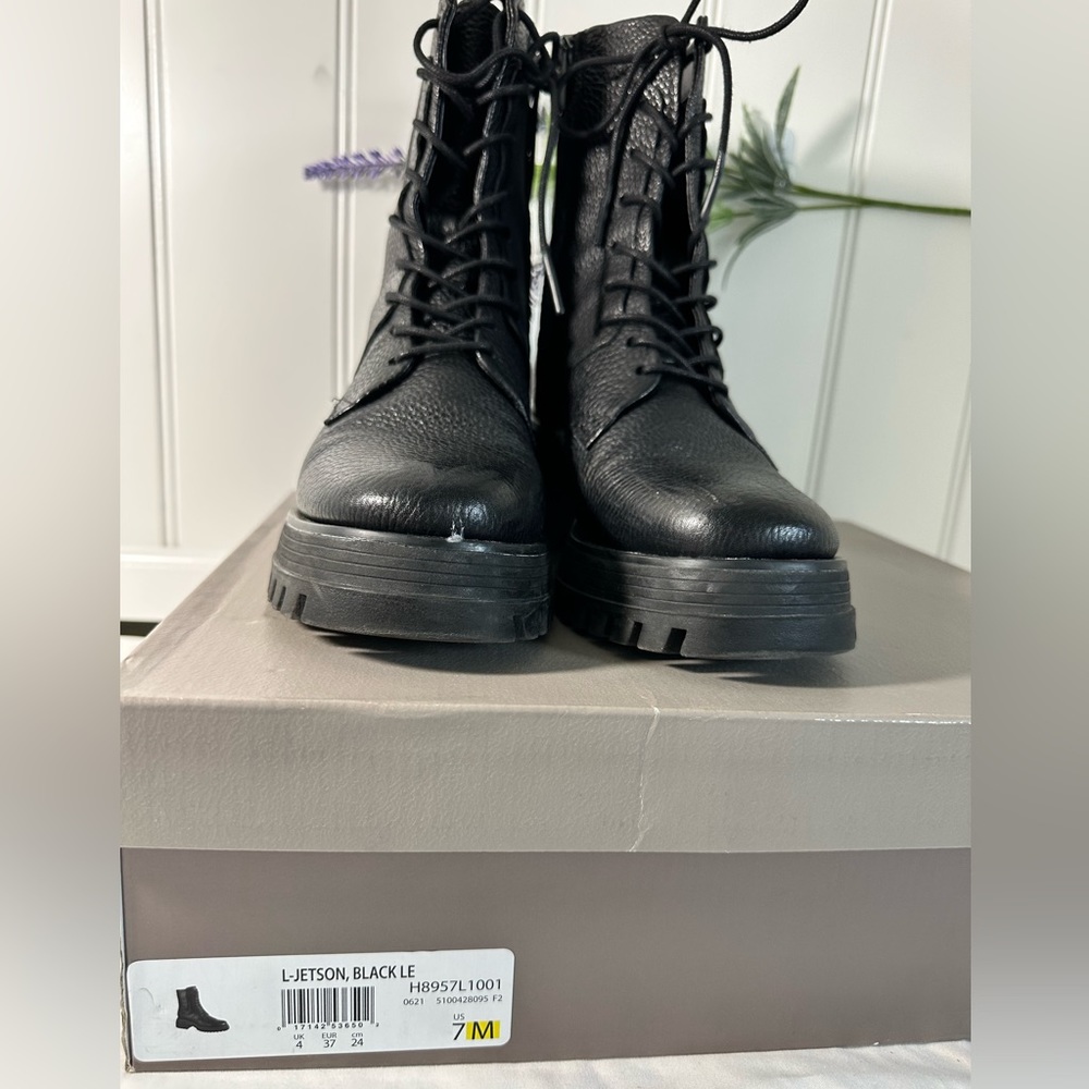 Franco sarto black boots size 7